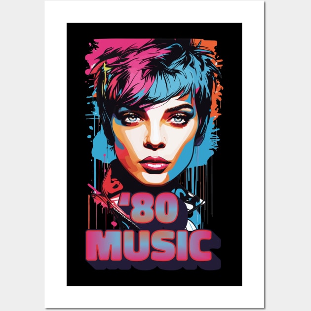 '80 Music Wall Art by Bassivus